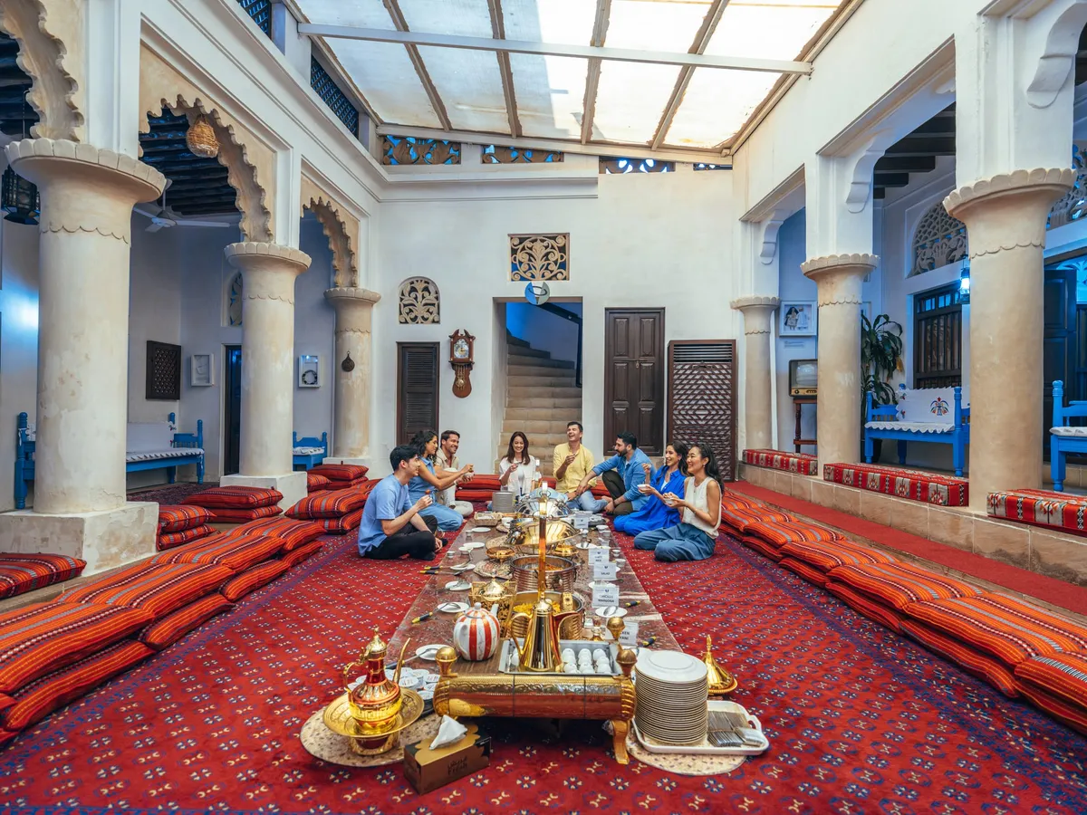 Interior of the Sheikh Mohammed Centre for Cultural Understanding (SMCCU) in Al Fahidi, Dubai.